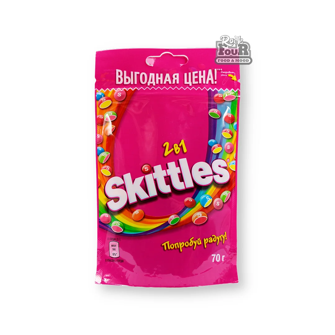 Դրաժե «Skittles 2in1» 70գ